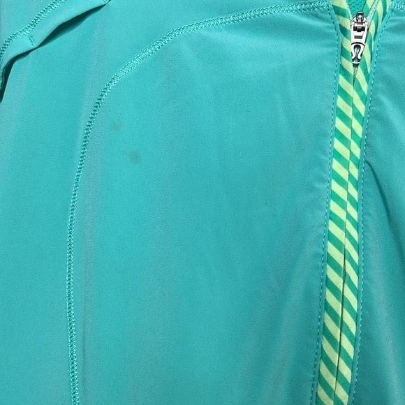 Lululemon Blue 1/2 Zip Lightweight Hood Jacket Women Size 4 - Picture 2 of 7